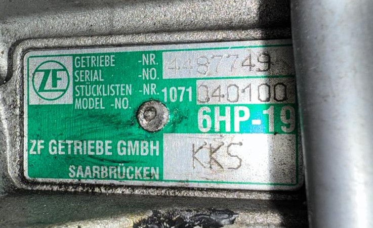 6HP19 KKS (ZFS241095) АКПП Audi A6 4