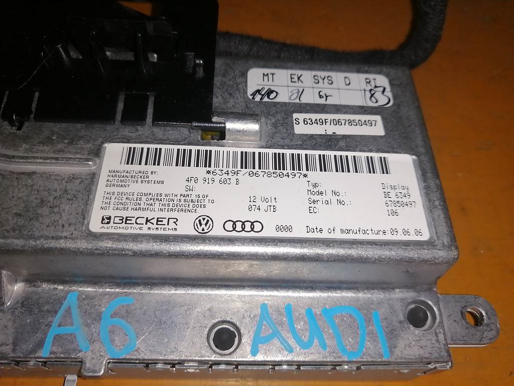 Электрооборудование Audi A6