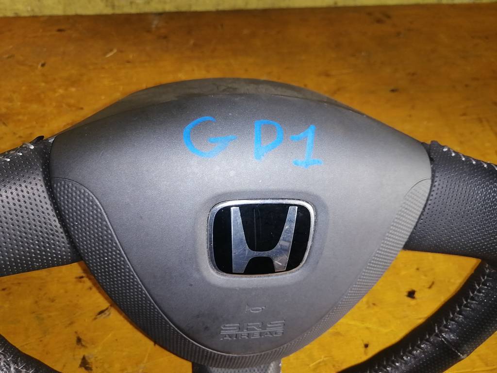 FIT GD1 РУЛЬ (КОЖА)+AIRBAG НАКЛАДКА Honda Fit