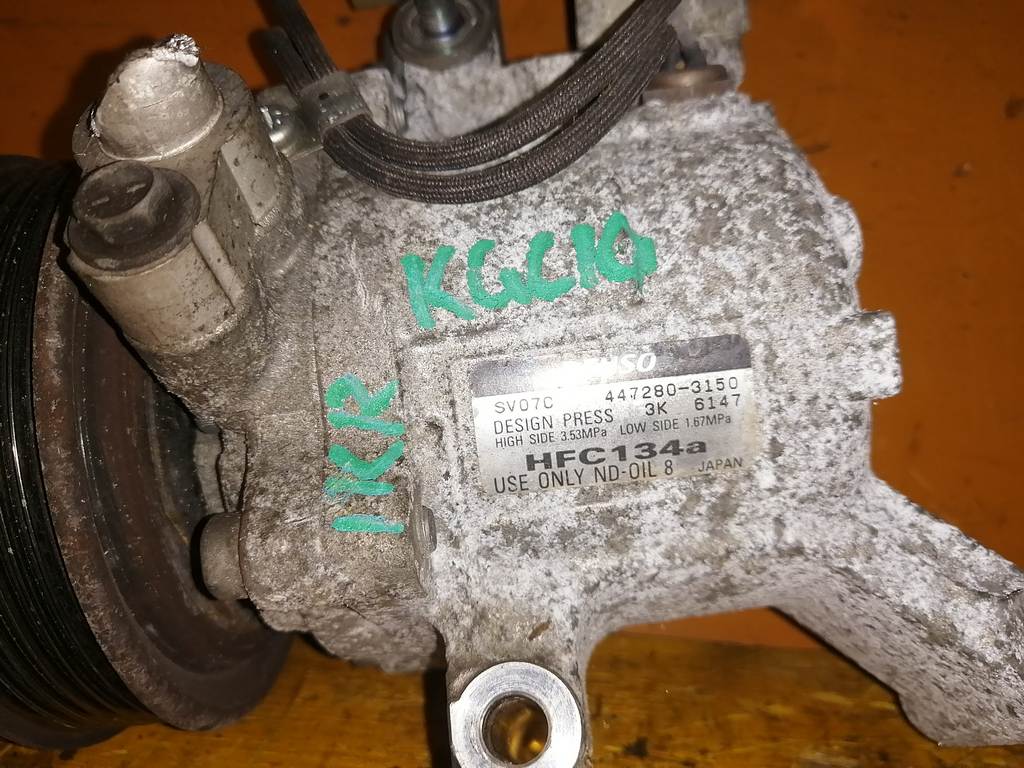 1KRFE КОМПРЕССОР КОНДИЦИОНЕРА 447280-3150 Toyota Passo