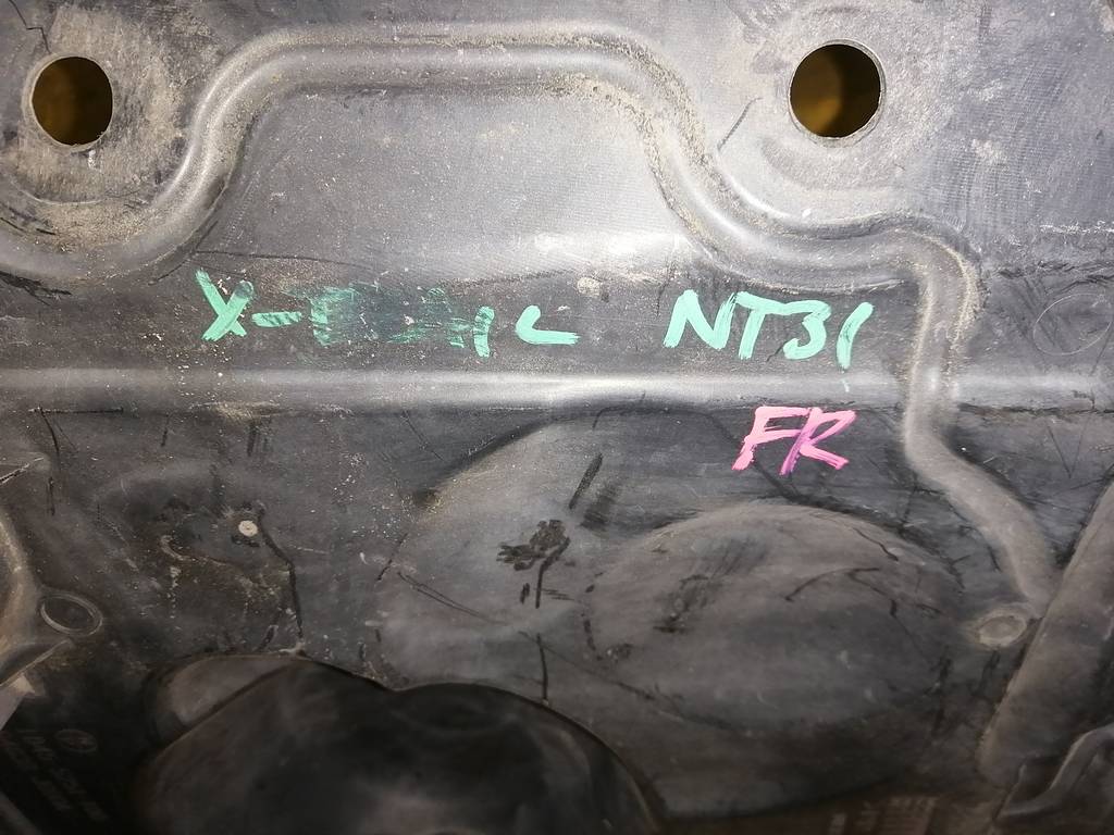 X-TRAIL NT31 ЗАЩИТА ДВС ПЕРЕДНЯЯ ПРАВАЯ 64838 JG00A Nissan X-Trail