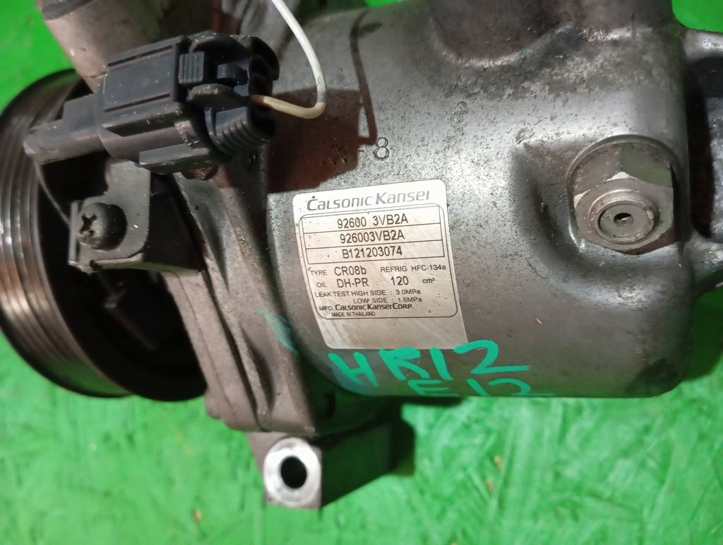 HR12DDR КОМПРЕССОР КОНДИЦИОНЕРА 92600 3VB2A Nissan Note