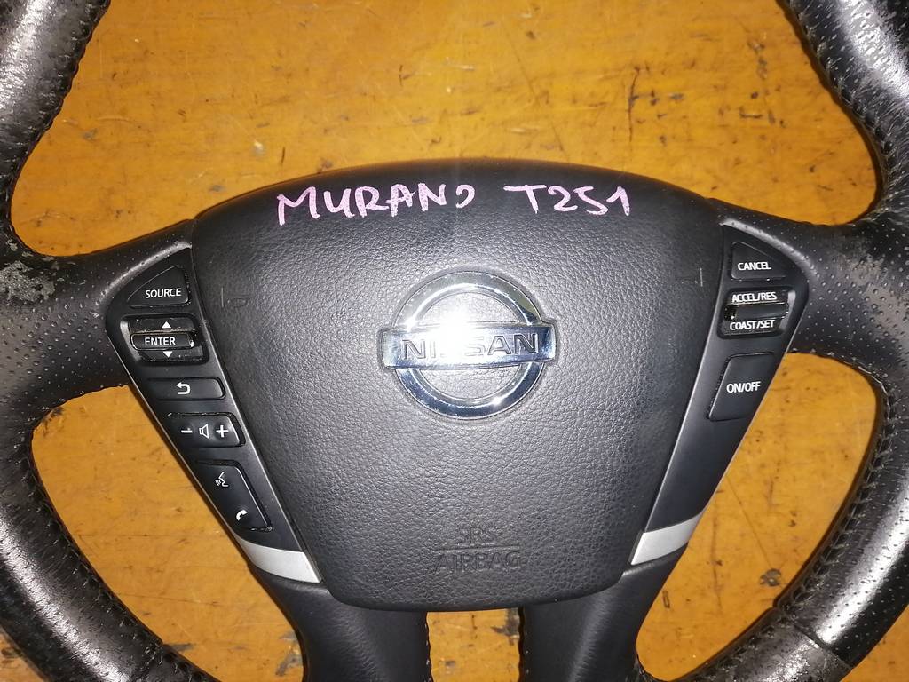 MURANO TZ51 НАКЛАДКА AIRBAG+РУЛЬ (КОЖА) Nissan Murano