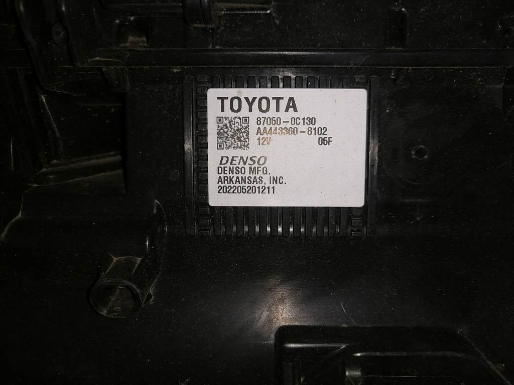 Система кондиционирования Toyota Tundra