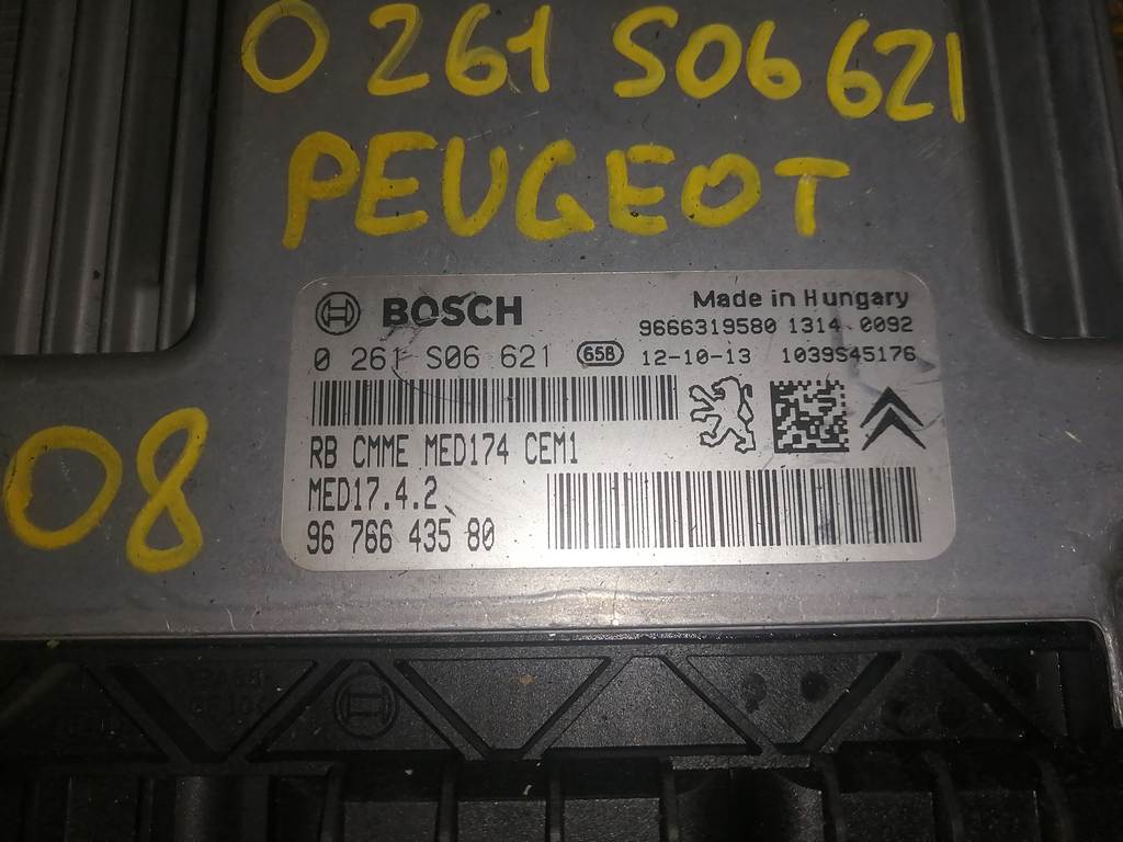 0 261 S06 621 БЛОК УПР.ДВС Peugeot 308