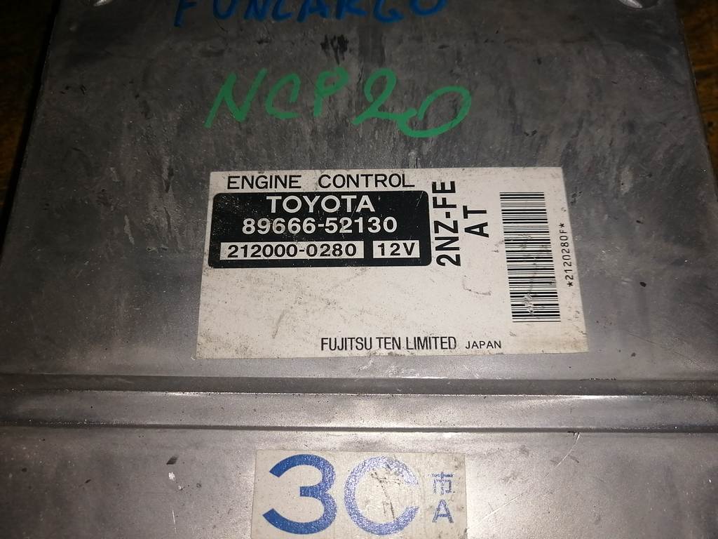 89666-52130 БЛОК УПР. ДВС Toyota Funcargo