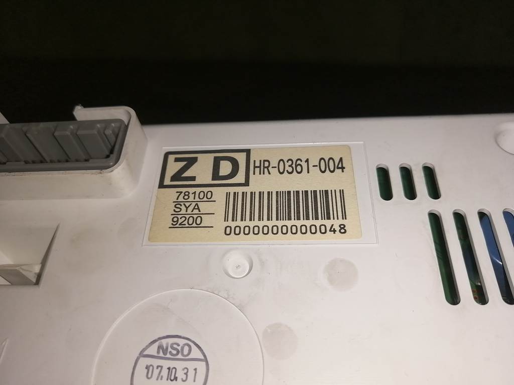 ZEST JE1 ЩИТОК ПРИБОРОВ 78100 SYA 9200 Honda Zest 1