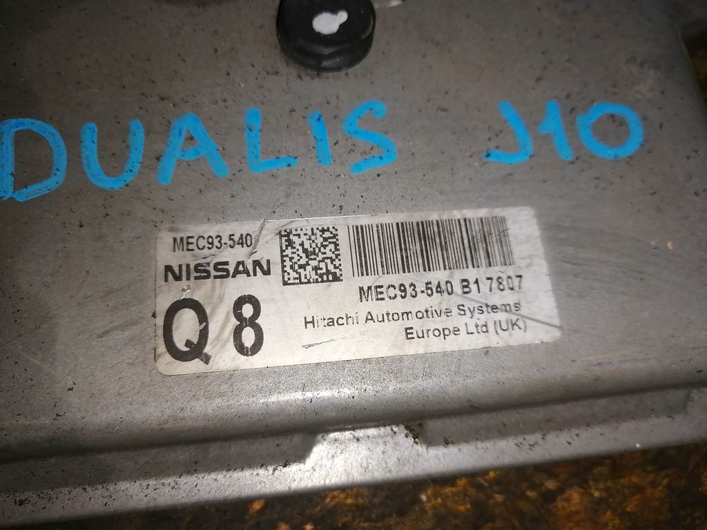 MEC93-540 B1 7807 БЛОК УПР. ДВС Nissan Dualis 1