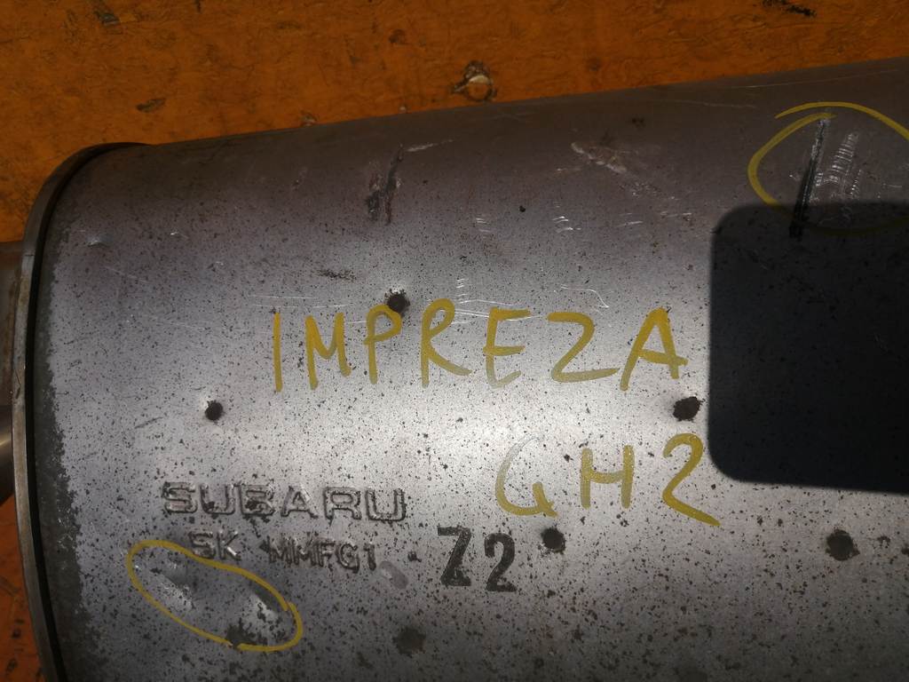 IMPREZA GH2 БОЧКА ГЛУШИТЕЛЯ Subaru Impreza 1