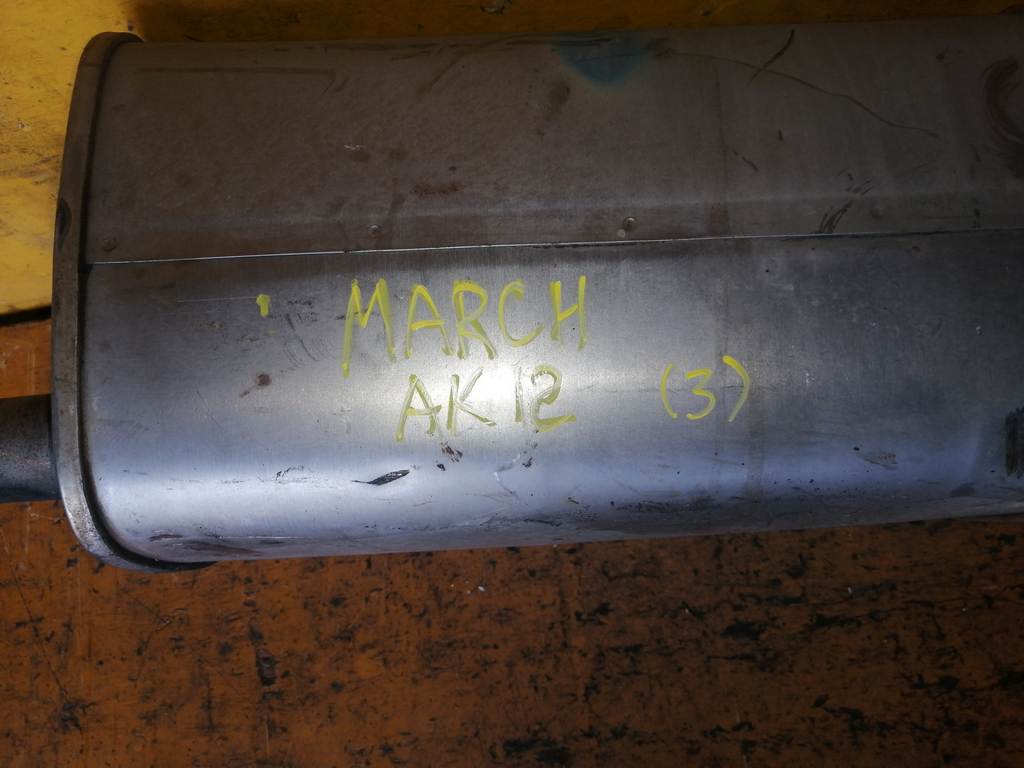 MARCH AK12 БОЧКА ГЛУШИТЕЛЯ 3 Nissan March 1