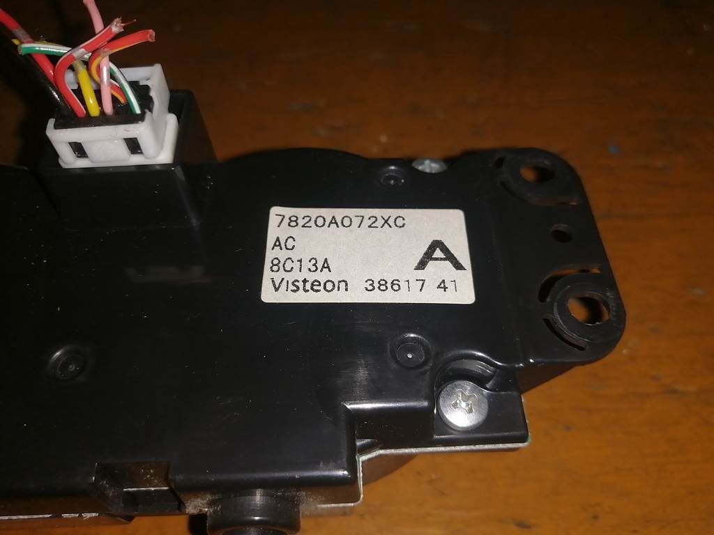 GALANT FORTIS CY3A КЛИМАТ-КОНТРОЛЬ 7820A072XC Mitsubishi Galant Fortis 1