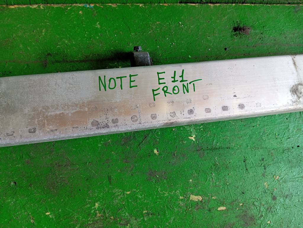 NOTE E11 УСИЛЕНИЕ БАМПЕРА Nissan Note 1