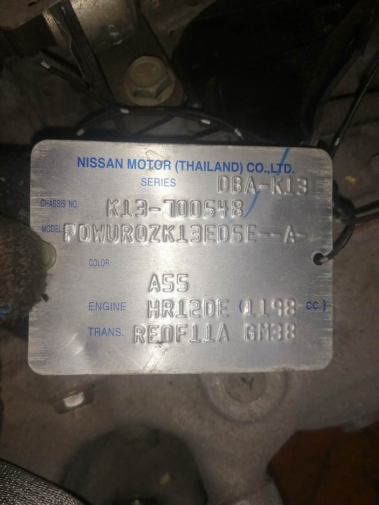 RE0F11A GM38 АКПП Nissan March 4