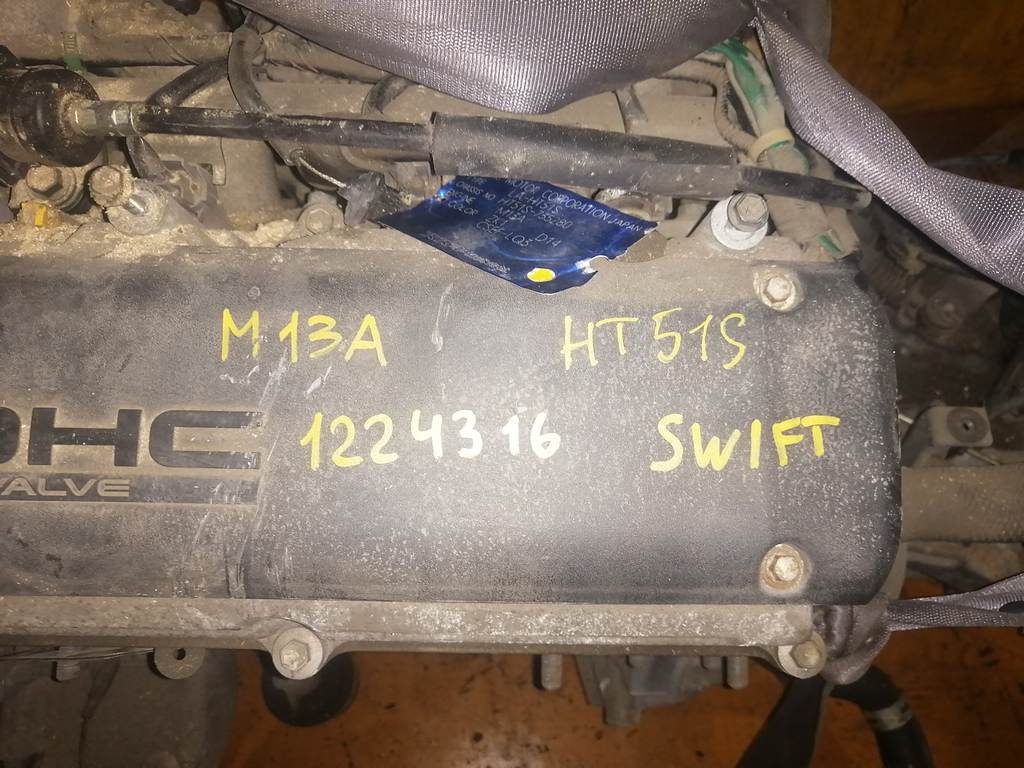 M13A №1224316 ДВИГАТЕЛЬ VVTI, цена за голый мотор Suzuki Swift 1
