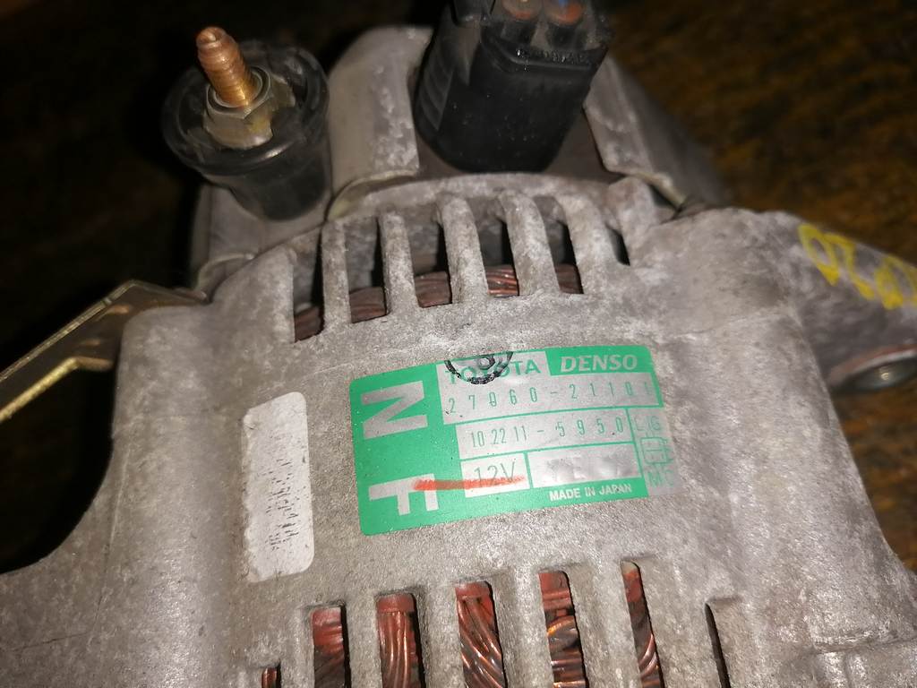2NZFE ГЕНЕРАТОР 27060-21101, 4k Toyota Funcargo 1