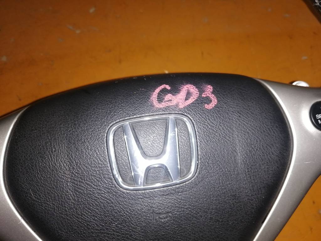FIT GD3 РУЛЬ(КОЖА)+SRS НАКЛАДКА Honda Fit 1