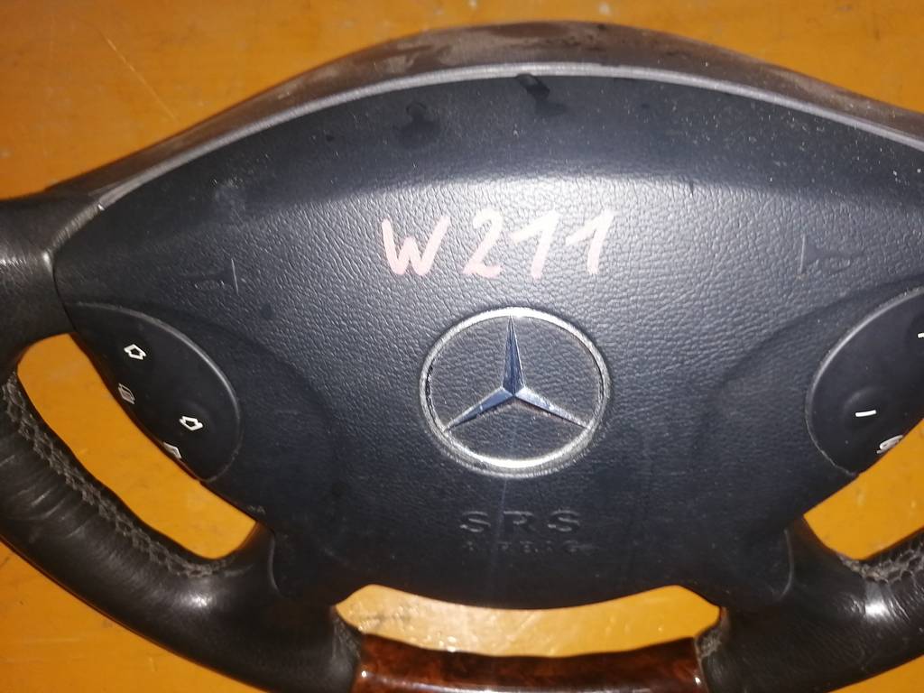 MERCEDES-BENZ W211 РУЛЬ+SRS НАКЛАДКА С ПАТОРОНОМ Mercedes-Benz E-Class 1