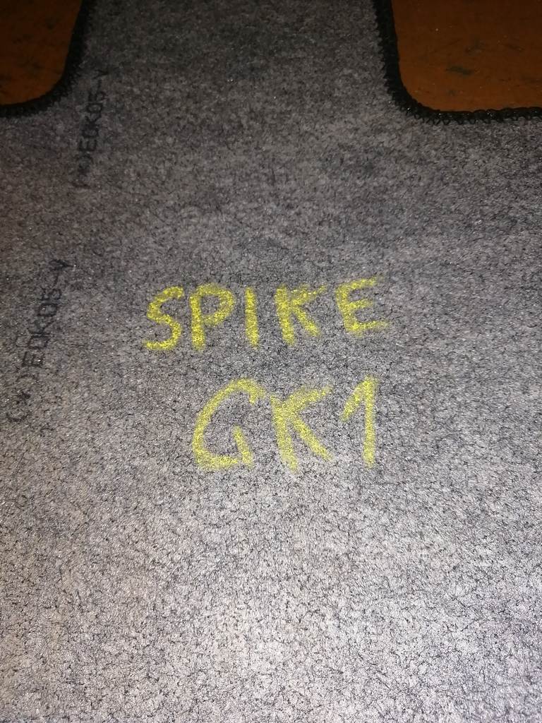 SPIKE GK1 КОВРИКИ Honda Spike 4