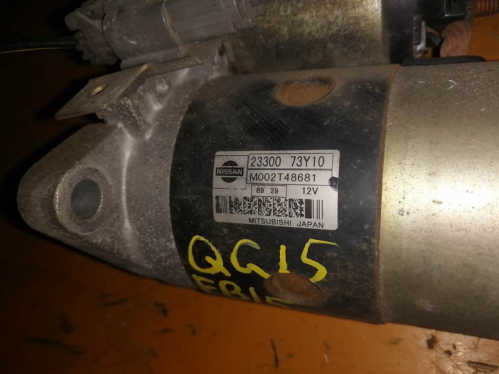 QG15DE СТАРТЕР 23300 73Y10 Nissan Sunny 1