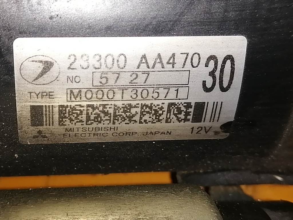 Электрооборудование Subaru Impreza 2