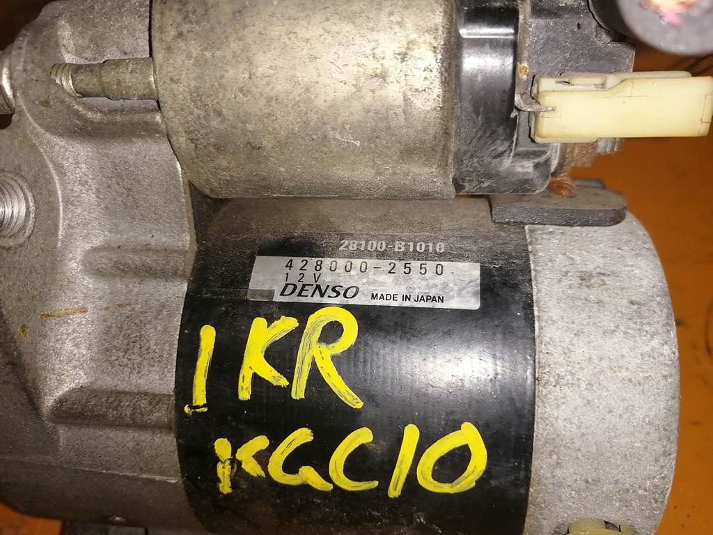 1KRFE СТАРТЕР 428000-2550 Toyota Passo 1