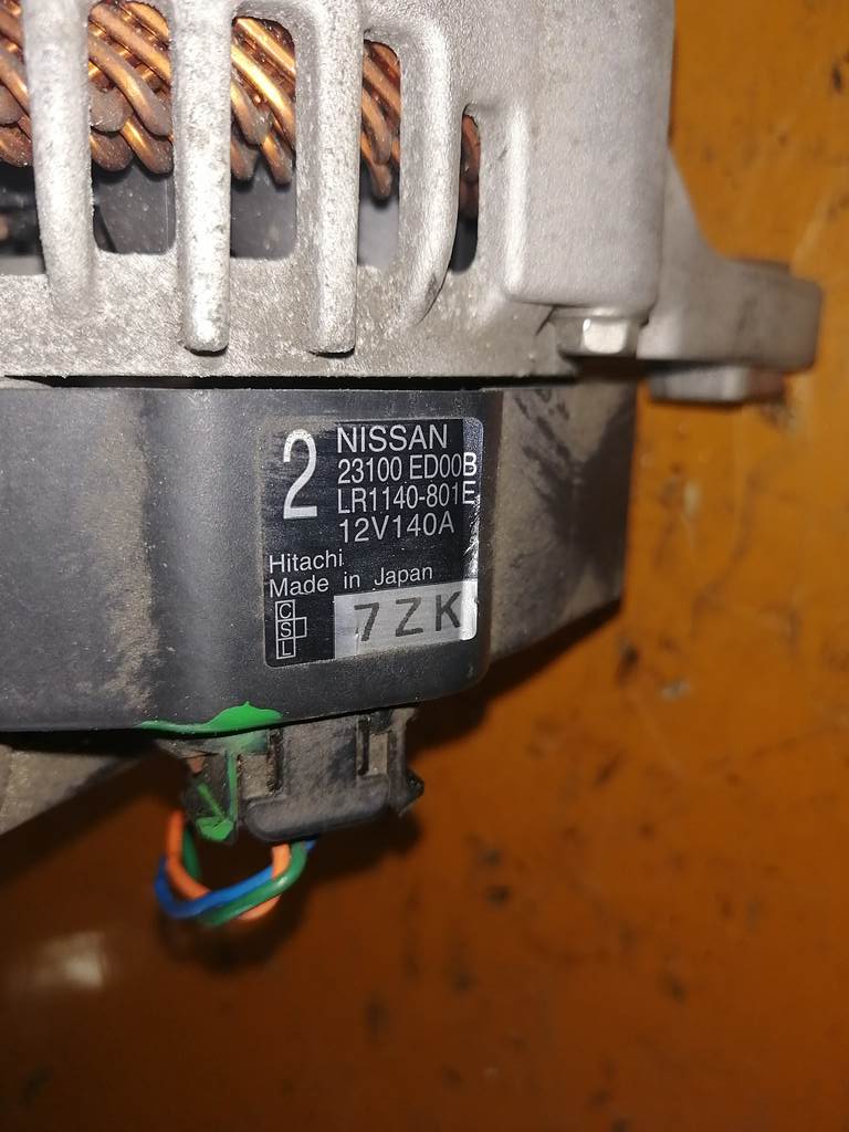 HR15DE ГЕНЕРАТОР 23100 ED00B Nissan Note 4