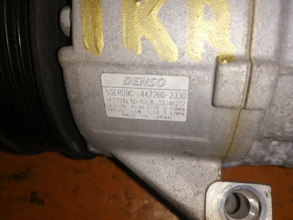 компрессор кондиционера Toyota Vitz 3