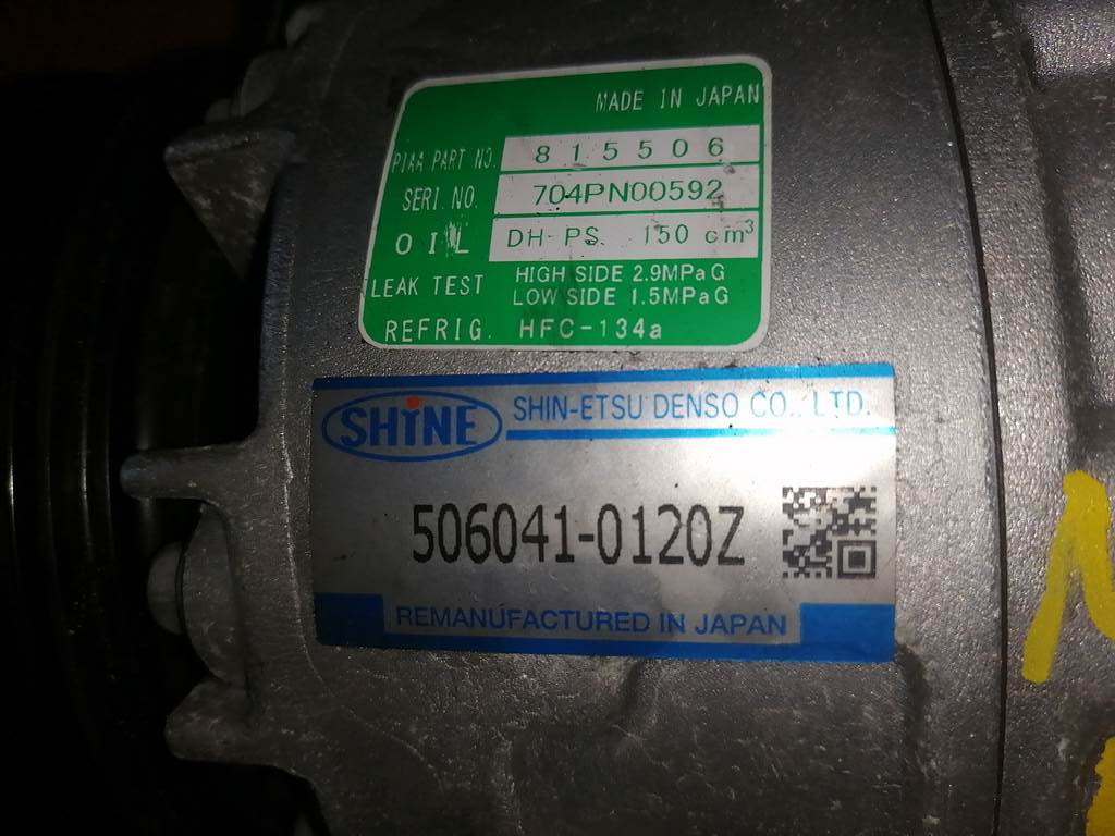 MR20DE КОМПРЕССОР КОНДИЦИОНЕРА 704PN00592 Nissan X-Trail 4