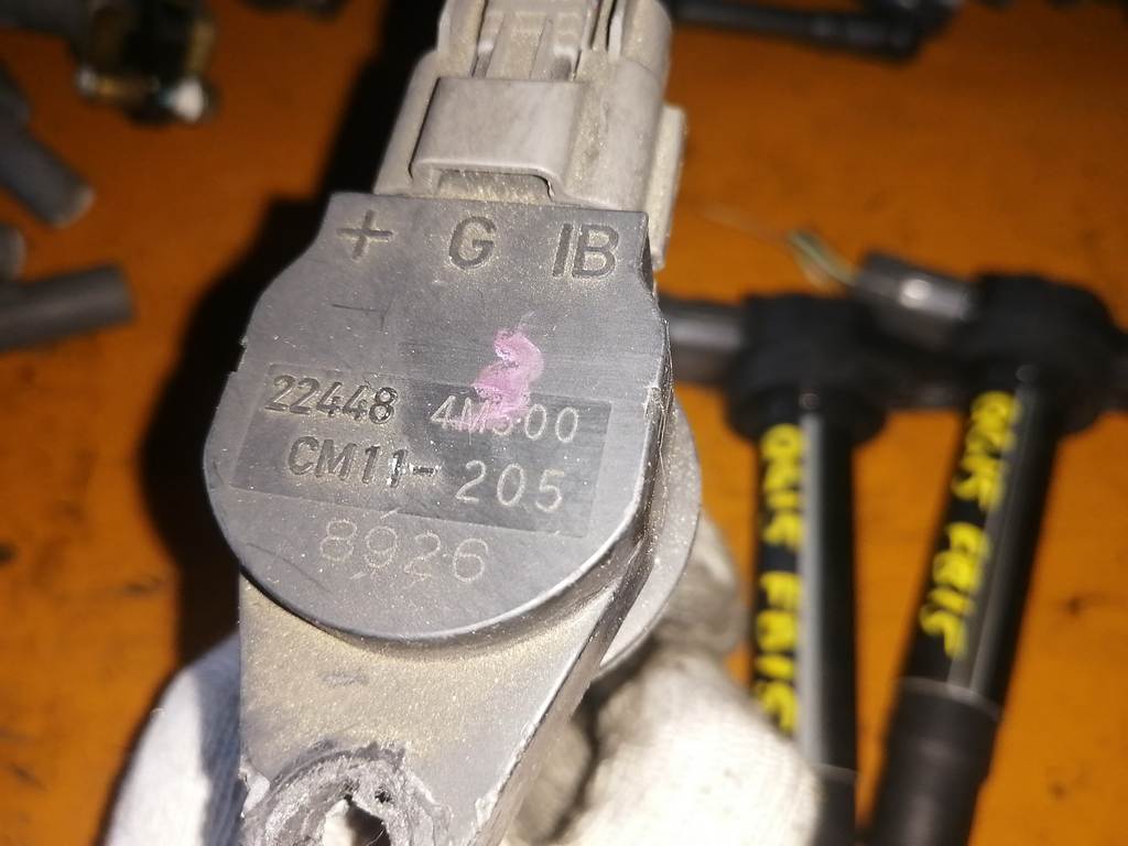 QG15DE КАТУШКА ЗАЖИГАНИЯ 22448 4M500 Nissan Sunny 1