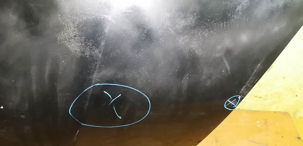 FIT GP1 КАПОТ, дефект Honda Fit 1