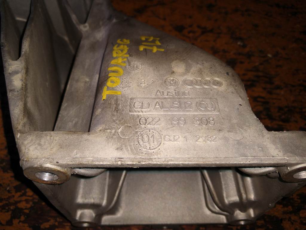 TOUAREG 7L7 КРОНШТЕЙН ОПОРЫ ДВС ПРАВЫЙ 022 199 308 Volkswagen Touareg 1