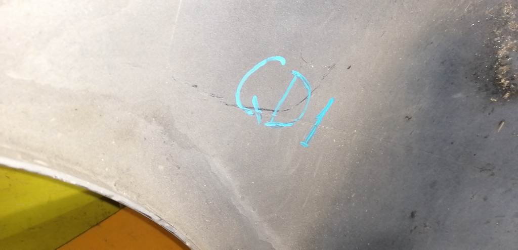 FIT GD1 БАМПЕР ЗАДНИЙ, дфект Honda Fit 4