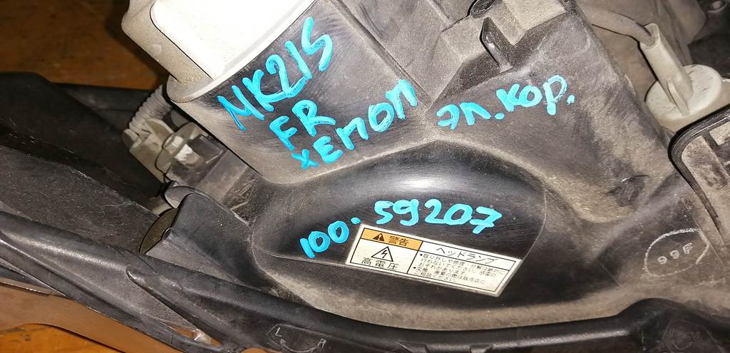 PALETTE SW MK21S ФАРА ПРАВАЯ 100-59207 XENON ЭЛ.КОР. Suzuki Palette 1