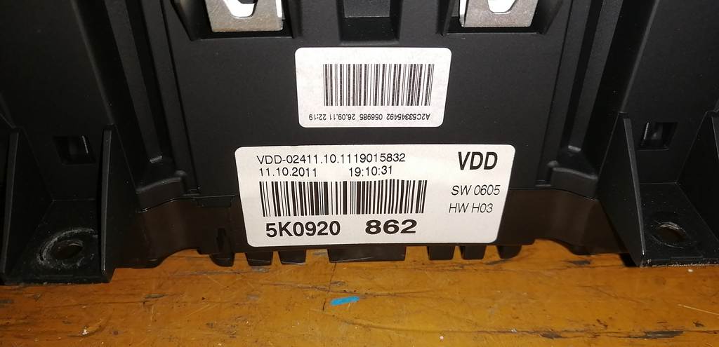 Салон Volkswagen Golf 2