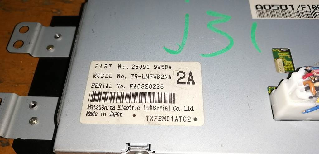 монитор Nissan Teana 3