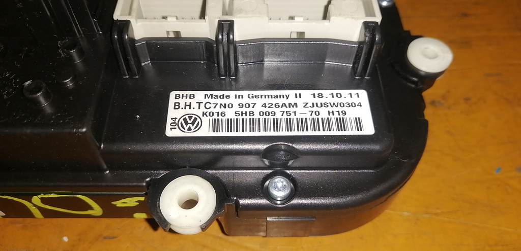 климат-контроль Volkswagen Golf 3