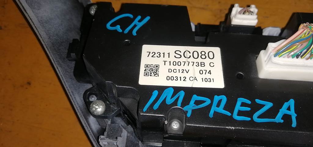 IMPREZA GH2 КЛИМАТ-КОНТРОЛЬ 72311SC080 Subaru Impreza 4