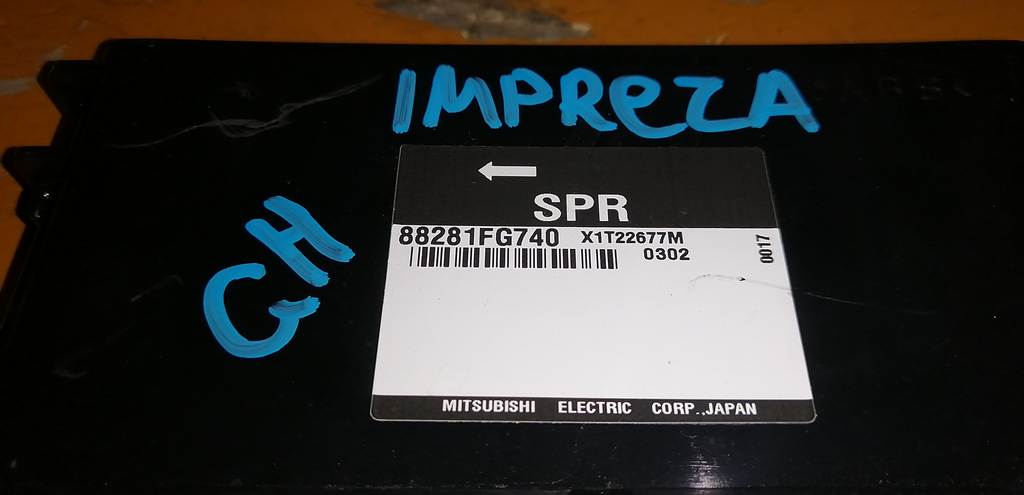 IMPREZA GH2 БЛОК УПРАВЛЕНИЯ АКПП 88281FG740 Subaru Impreza 1