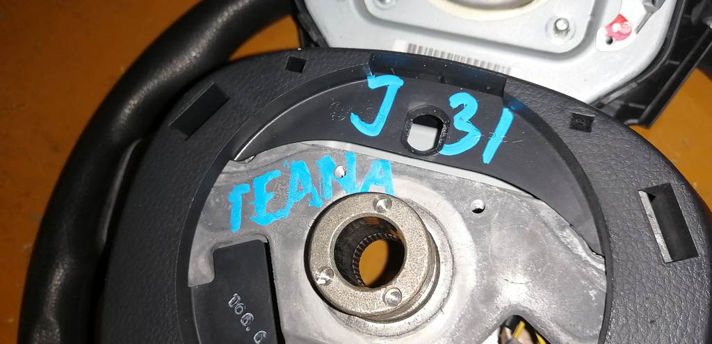 TEANA J31 РУЛЬ+SRS НАКЛАДКА С ПАТРОНОМ Nissan Teana 1