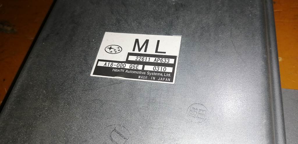 22611 AP633 БЛОК УПР. ДВС Subaru Impreza 1