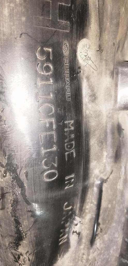 IMPREZA GD2 ПОДКРЫЛОК ПЕРЕДНИЙ ЛЕВЫЙ ДЕФЕКТ Subaru Impreza 4