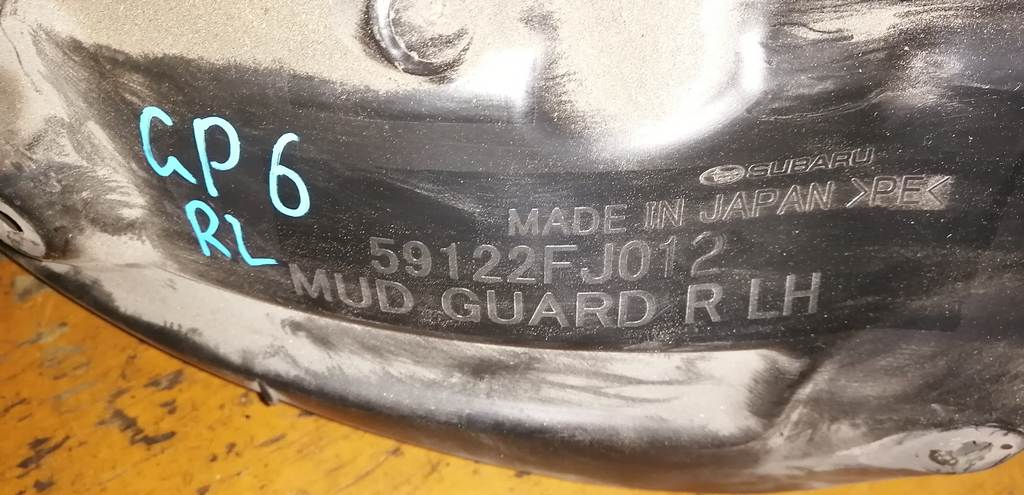 IMPREZA GP6 ПОДКРЫЛОК ЗАДНИЙ ЛЕВЫЙ 59122FJ012 ДЕФЕКТ Subaru Impreza 1