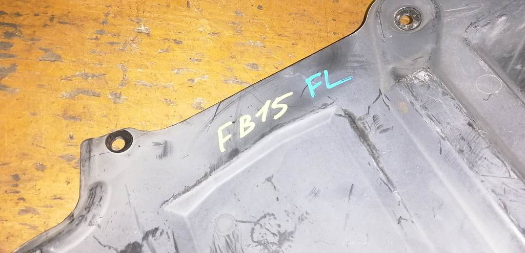 SUNNY FB15 ЗАЩИТА ДВС ПЕРЕДНЯЯ ЛЕВАЯ ДЕФЕКТ Nissan Sunny 1