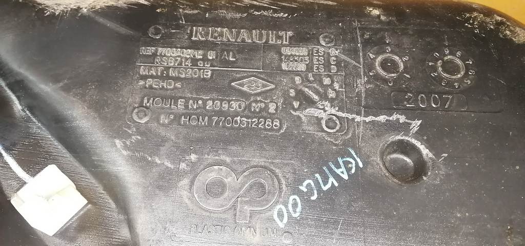 KANGOO KC БЕНЗОБАК Renault Kangoo 1