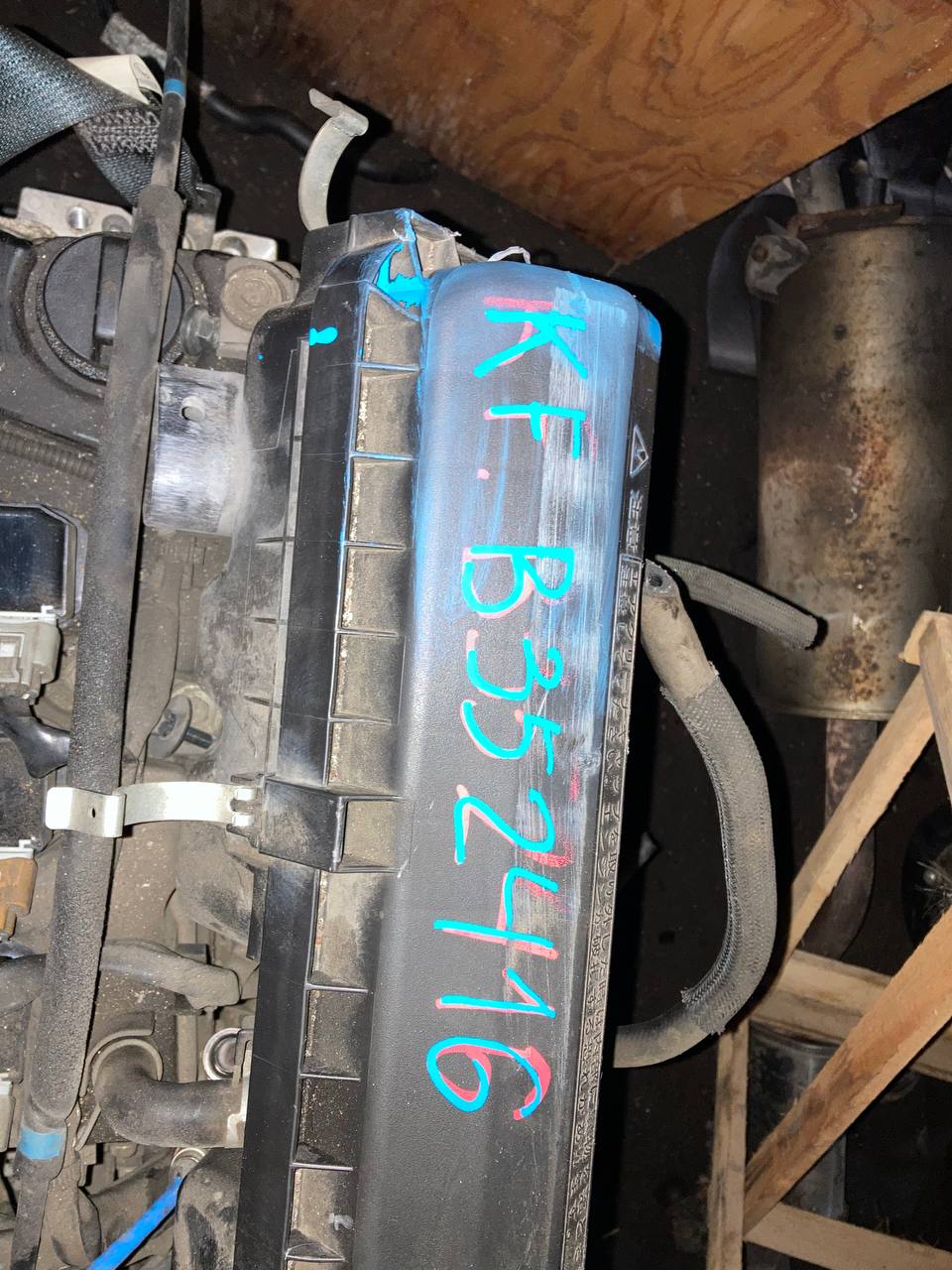 KFVE №B352416 ДВИГАТЕЛЬ с навесным, плюс стартер Daihatsu Tanto 1