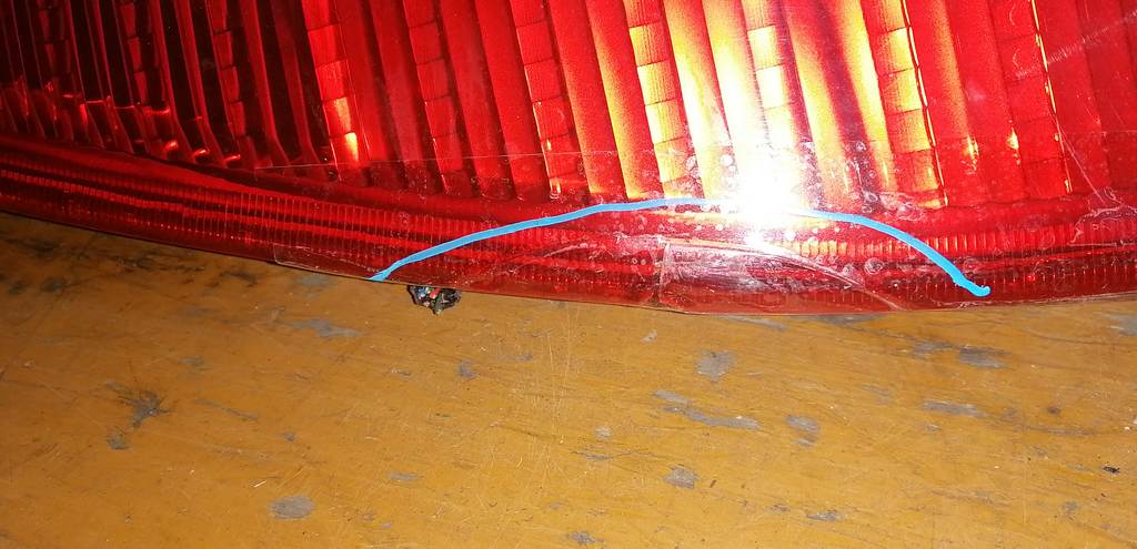 COLT Z25A СТОП ПРАВЫЙ 3144 ДЕФЕКТ Mitsubishi Colt 1