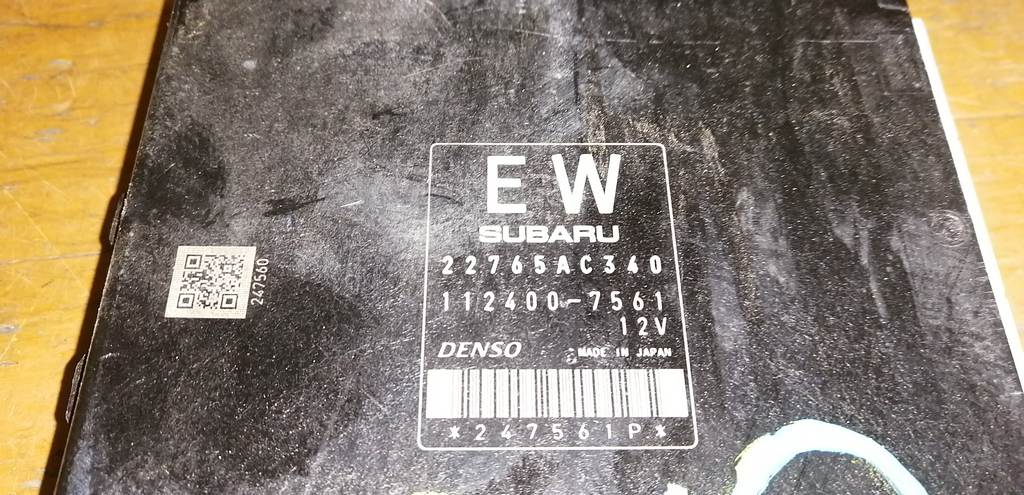 22765AC340 БЛОК УПР.ДВС Subaru Impreza 1