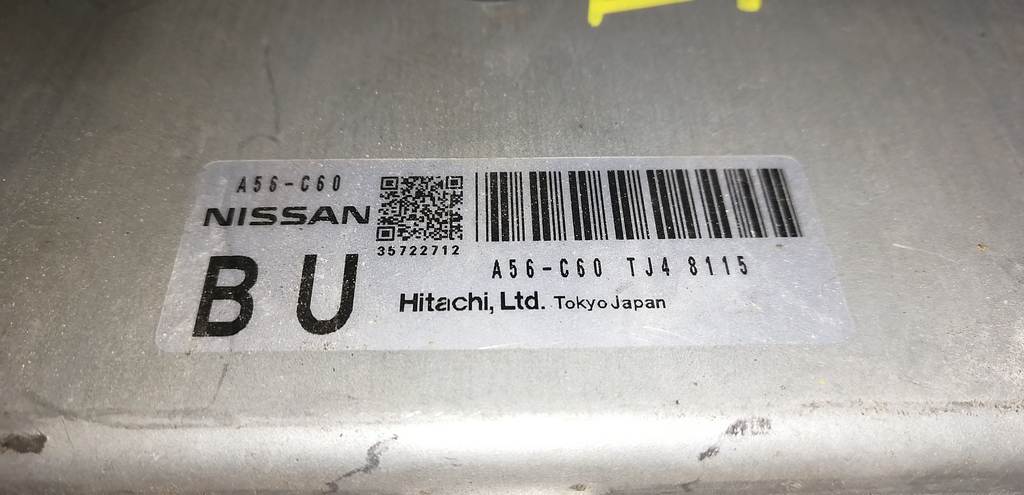 A56-C60 TJ4 8115 БЛОК УПР. ДВС Nissan Note 1