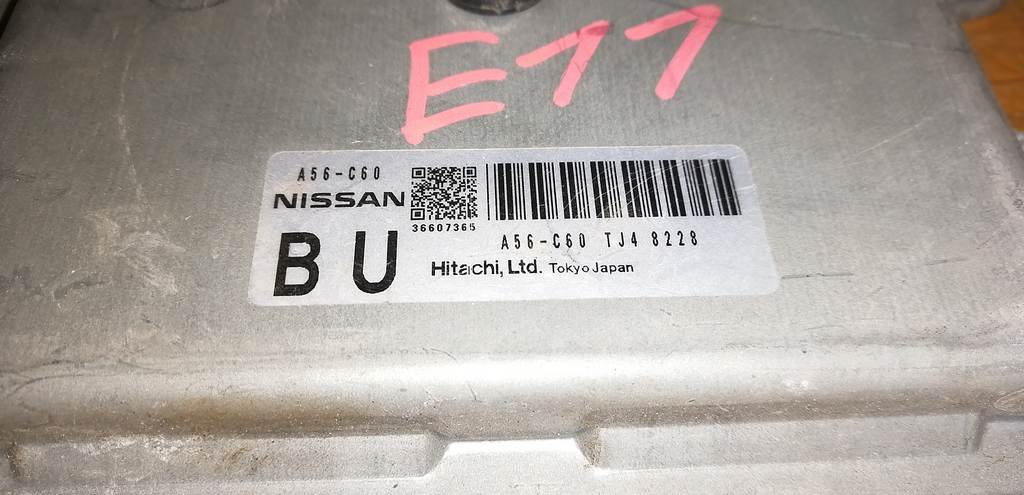 A56-C60 TJ4 8228 БЛОК УПР. ДВС Nissan Note 1