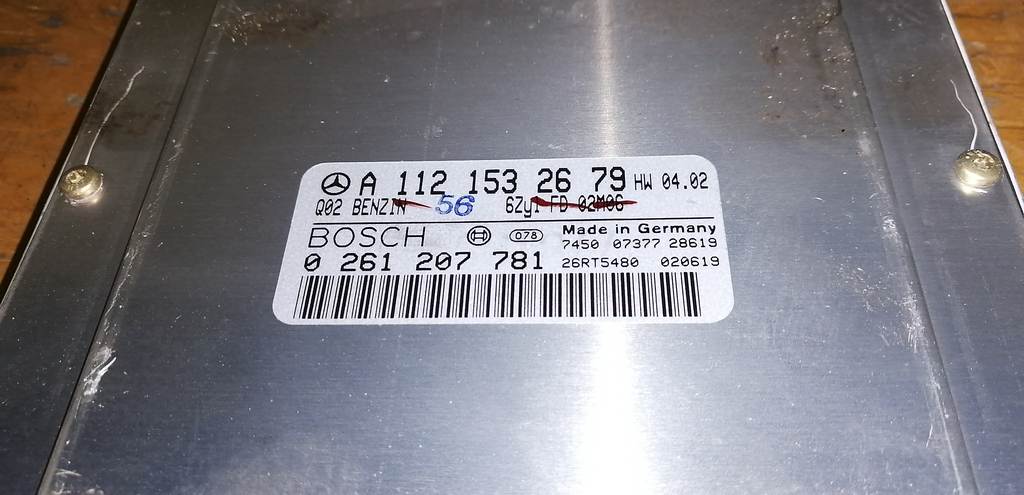 0 261 207 781 БЛОК УПР. ДВС Mercedes-Benz E-Class 1